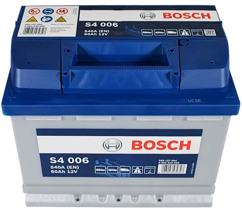Акумулятор Bosch S4 12В 60А·год 540А L+ (0 092 S40 060) фото 