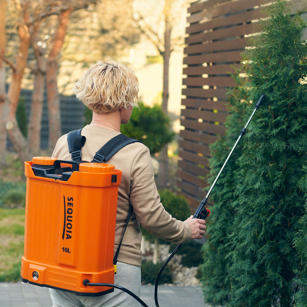 Обприскувач акумуляторний SEQUOIA SBS16 16л 12В 1х8А·год (SBS16)фото