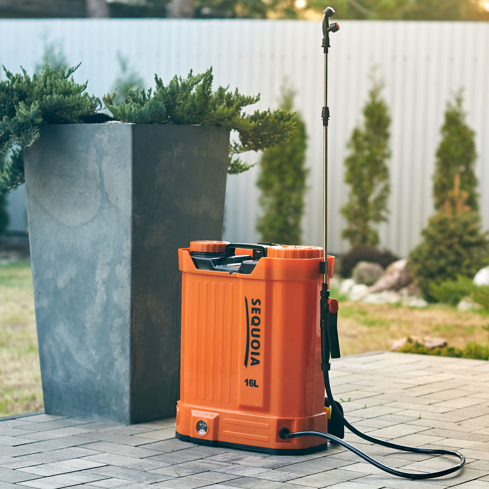 Обприскувач акумуляторний SEQUOIA SBS16 16л 12В 1х8А·год (SBS16)фото