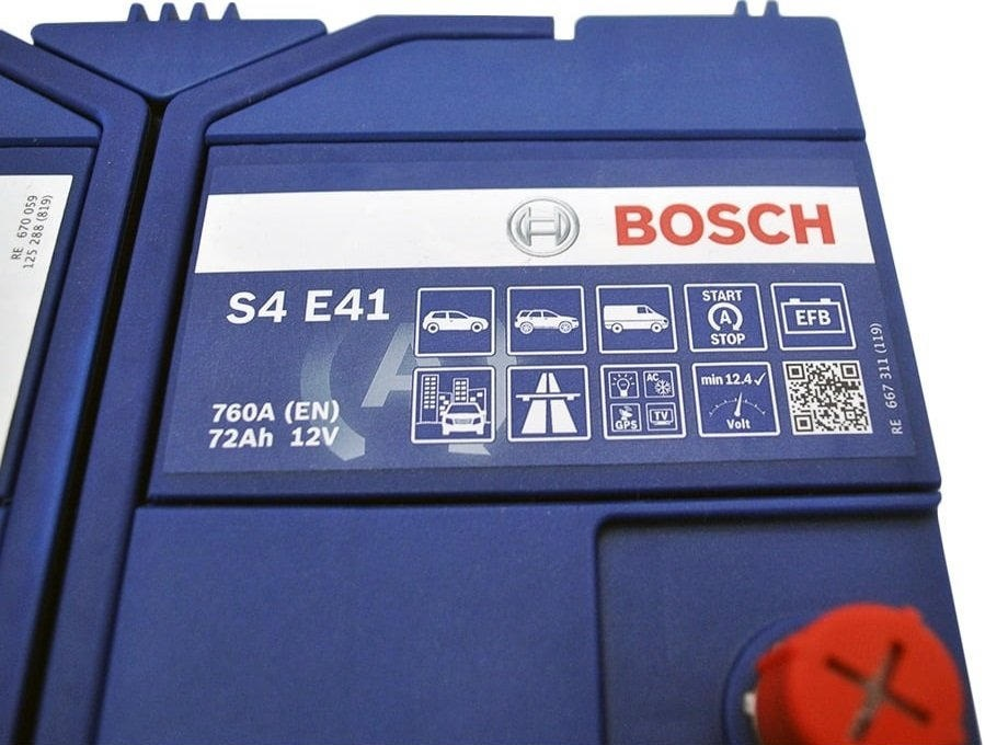 Акумулятор Bosch S4 12В 72А·год 760А R+ (0 092 S4E 410) фото 5