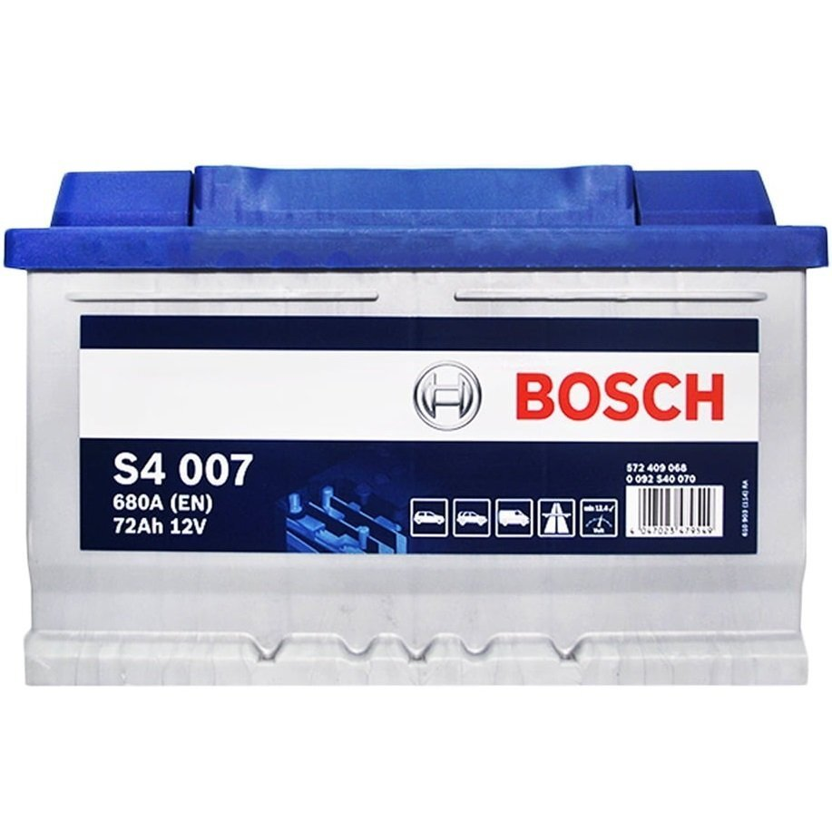 Акумулятор Bosch S4 12В 72А·год 680А R+ (0 092 S40 070) фото 