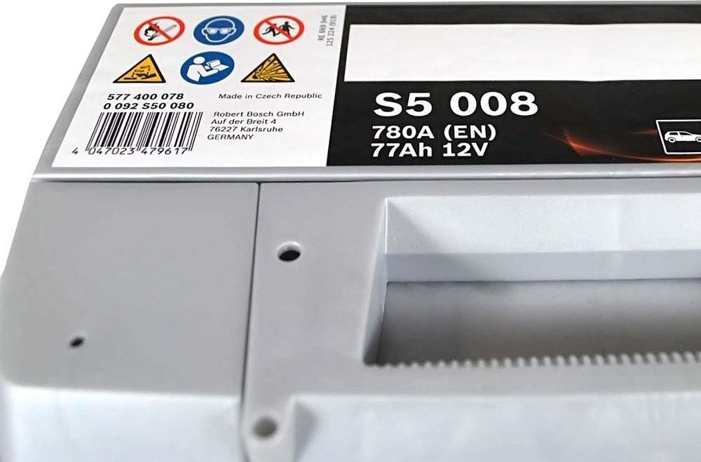 Акумулятор Bosch S4 12В 77А·год780А R+ (0 092 S50 080) фото 