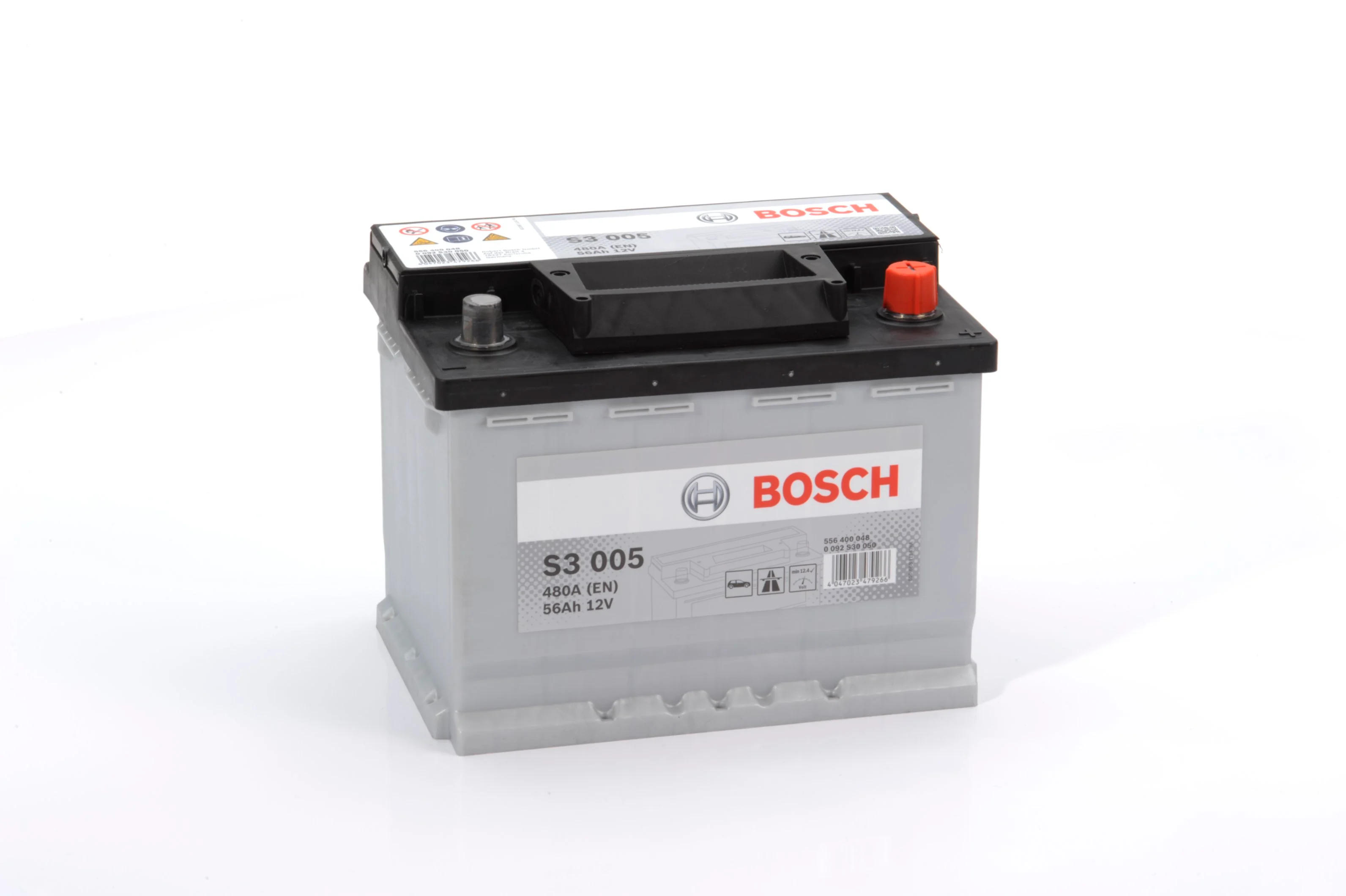 Акумулятор Bosch S3 12В 56А·год 480А R+ (0 092 S30 050) фото 