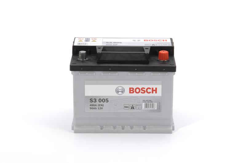 Акумулятор Bosch S3 12В 56А·год 480А R+ (0 092 S30 050) фото 