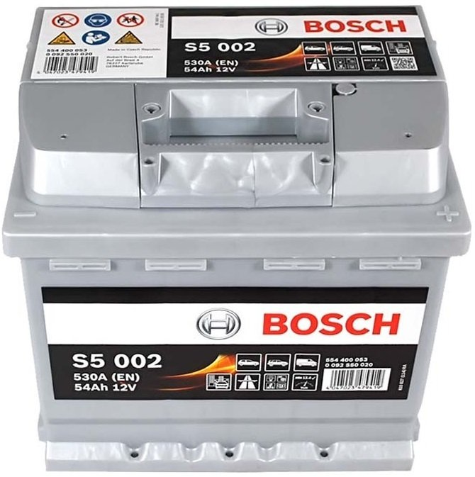 Акумулятор Bosch S5 12В 54А·год 530А R+ (0 092 S50 020) фото 
