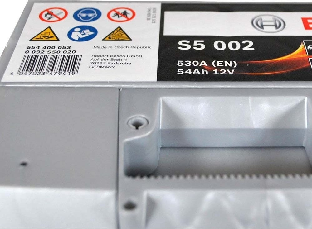 Акумулятор Bosch S5 12В 54А·год 530А R+ (0 092 S50 020) фото 