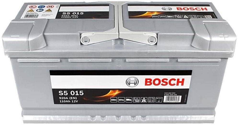 Акумулятор Bosch S5 12В 110А·год 920А R+ (0 092 S50 150) фото 