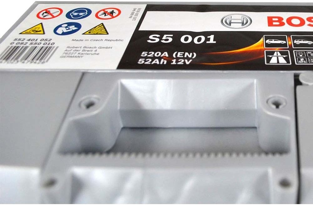 Акумулятор Bosch S5 12В 52А·год 520А R+ (0 092 S50 010) фото 
