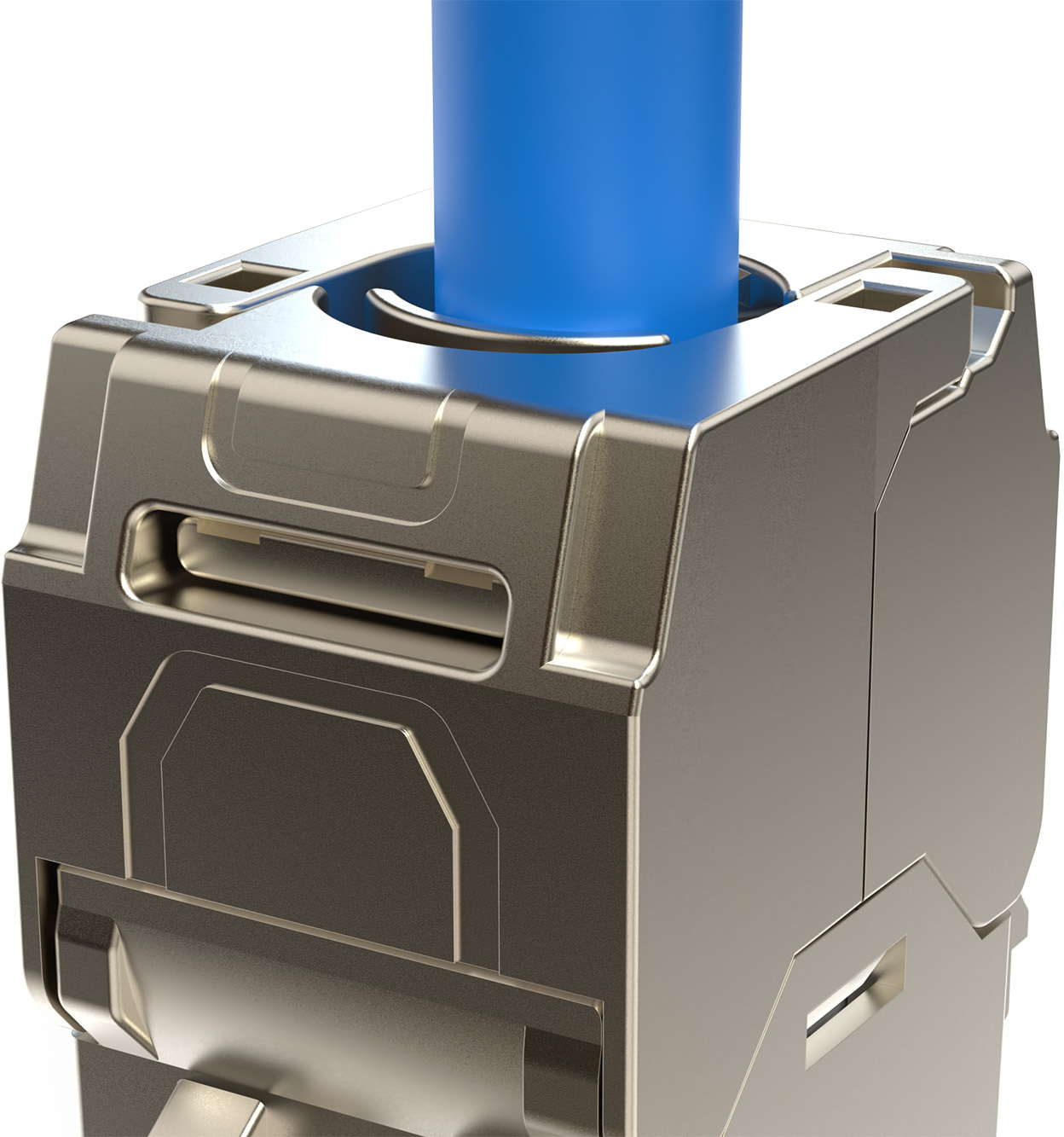 Модуль DIGITUS Keystone САТ 6А RJ45 STP Сompact (DN-93615-S)фото