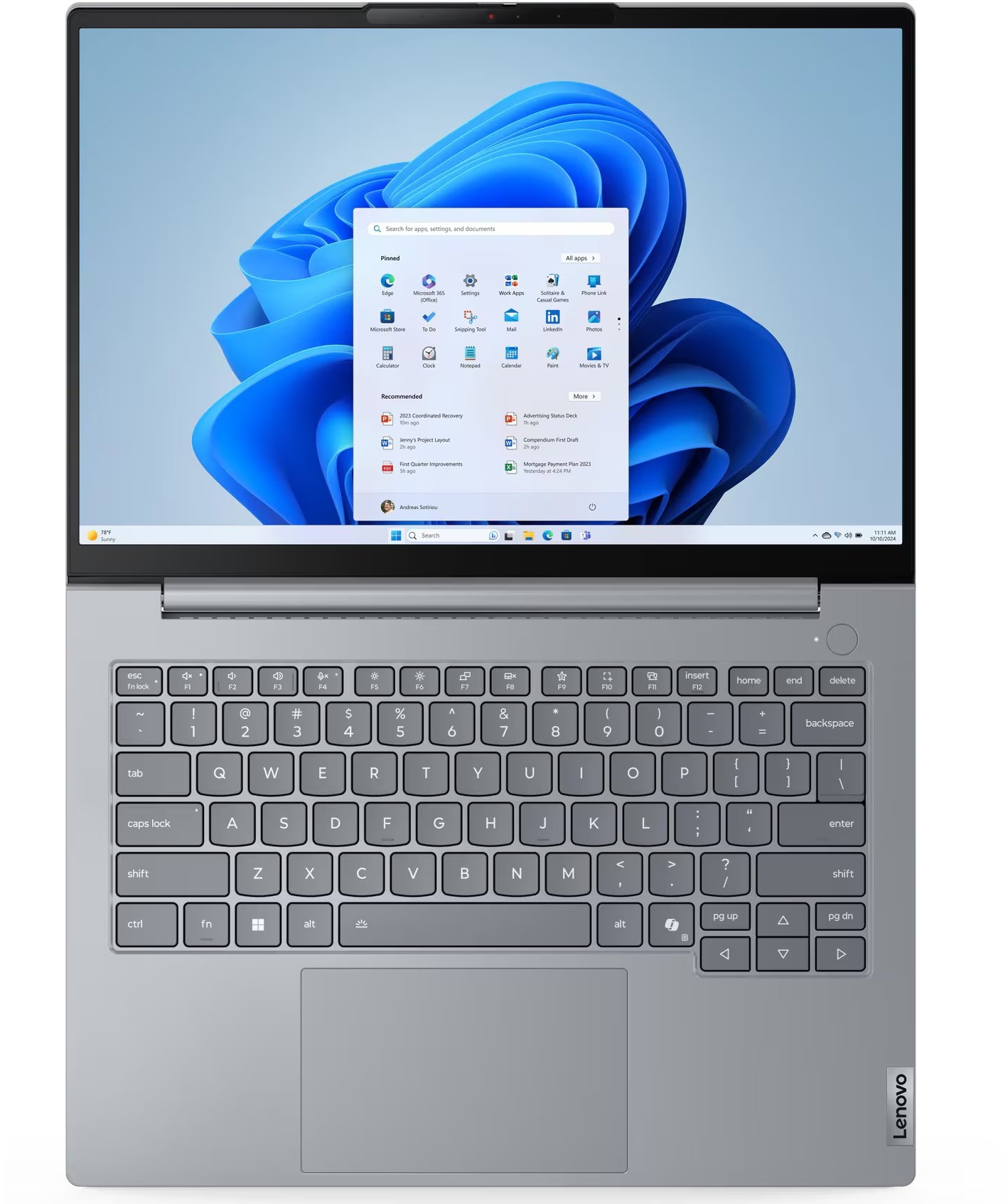 Ноутбук LENOVO ThinkBook 14 G9 IRL Arctic Grey (21UY0068RA) фото 