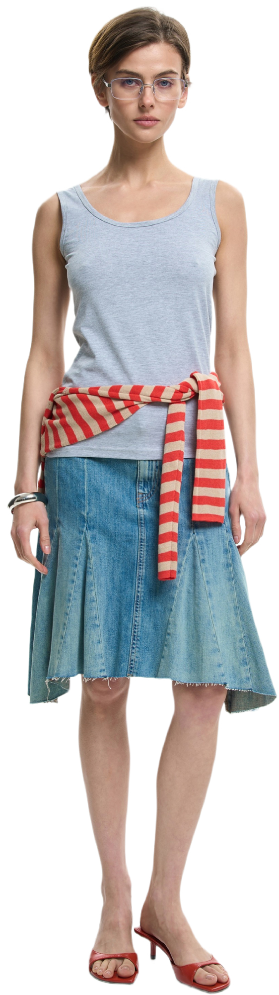 Майка бавовняна жіноча Roza 200126 S сірафото