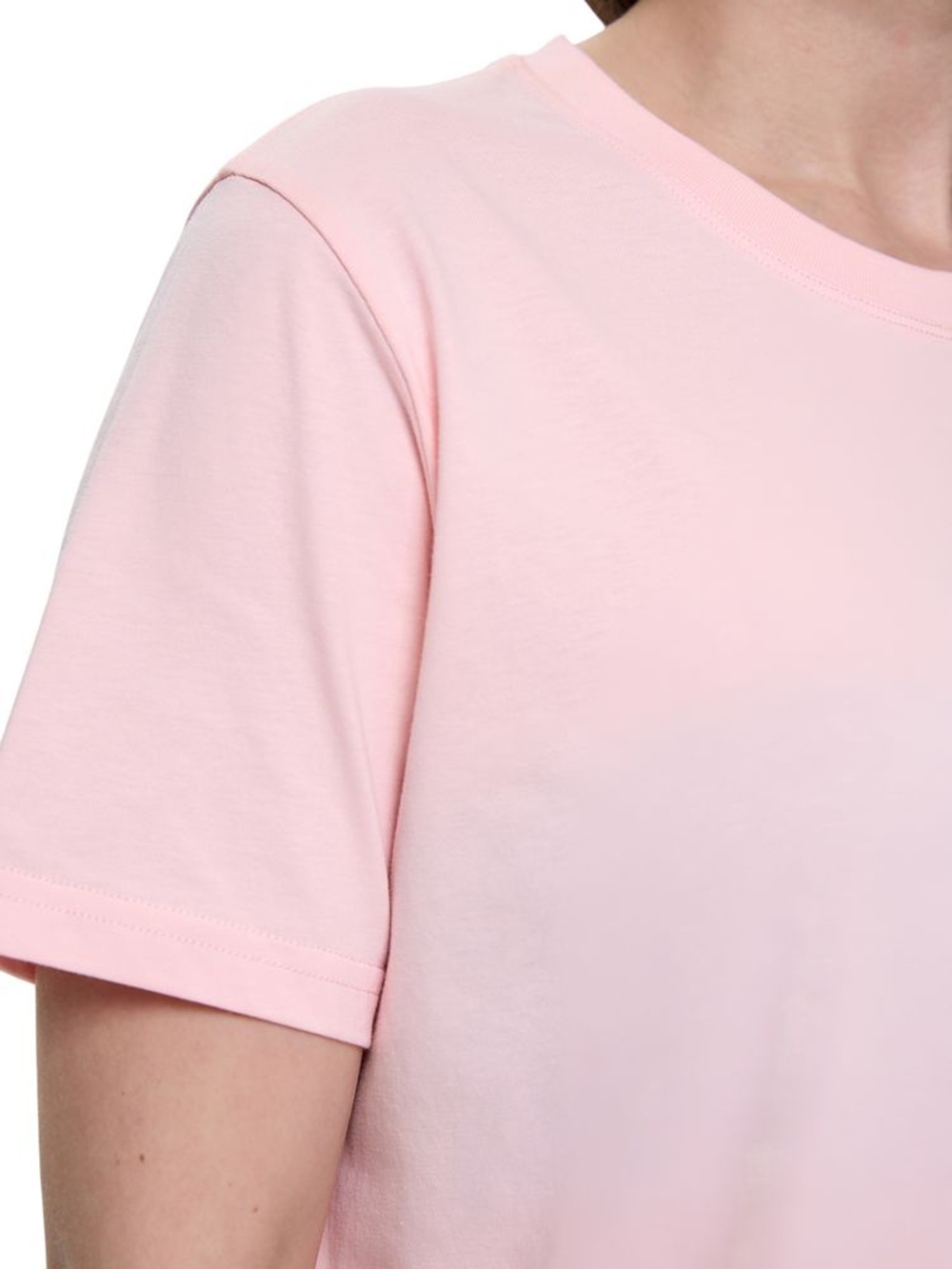 Футболка бавовняна жіноча Roza 231104 S світло-рожевафото