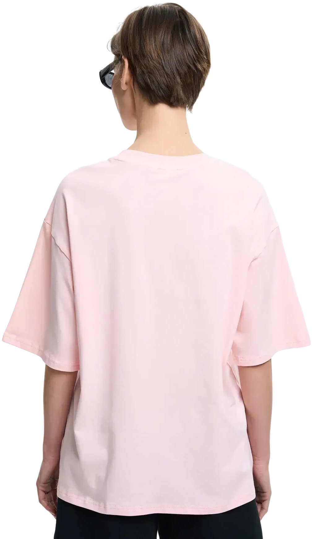 Футболка бавовняна жіноча Roza 231105 XS світло-рожевафото