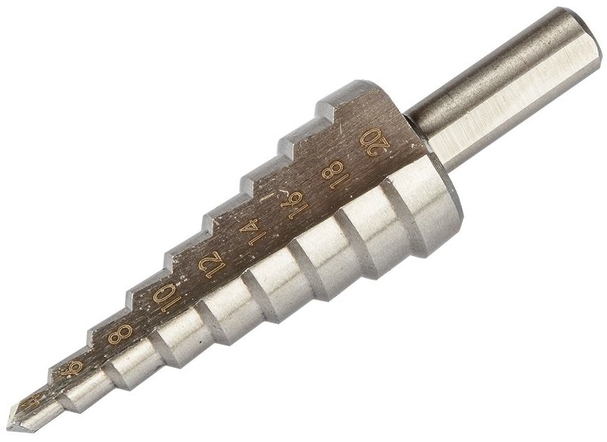 Свердло по металу східчасте GRAPHITE HSS 4x20мм (54T303)фото