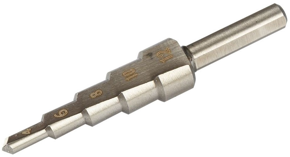 Свердло по металу східчасте GRAPHITE HSS 4x12мм (54T302)фото
