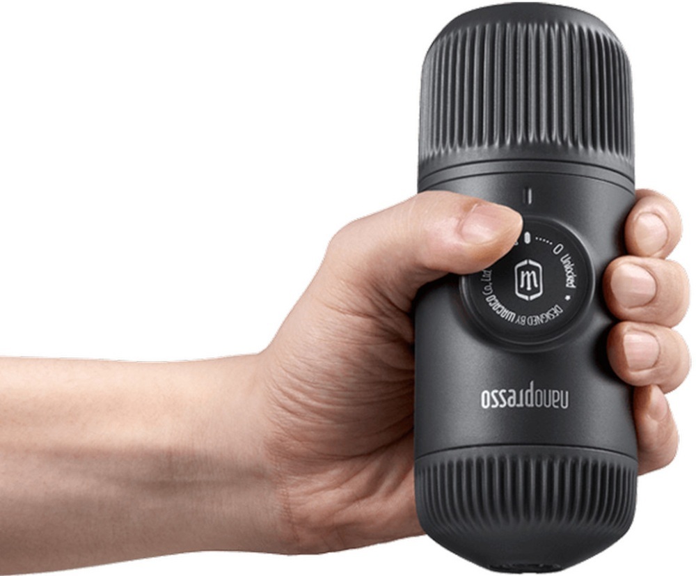 Портативна еспресо-кавоварка Wacaco Nanopresso з чохлом Сіра (WNANOGRcase)фото5