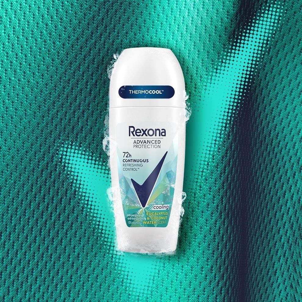 Антиперспирант шариковый Rexona Advanced Protection охлаждающий Свежесть эвкалипта и кокосовой воды 72 часа 50 мл фото 