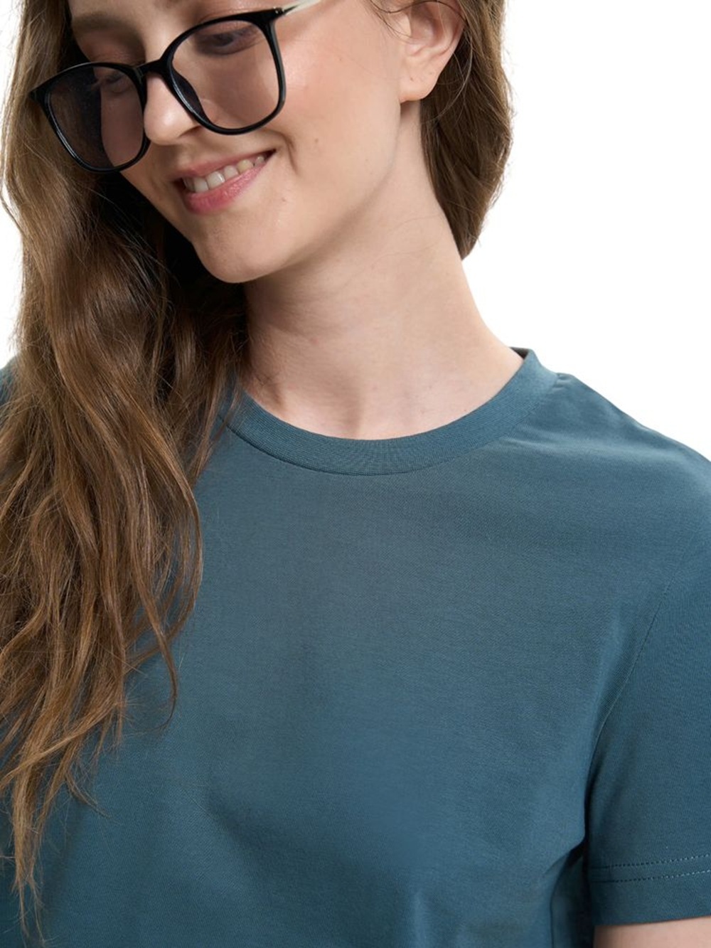 Футболка бавовняна жіноча Roza 231107 XL бірюзовафото