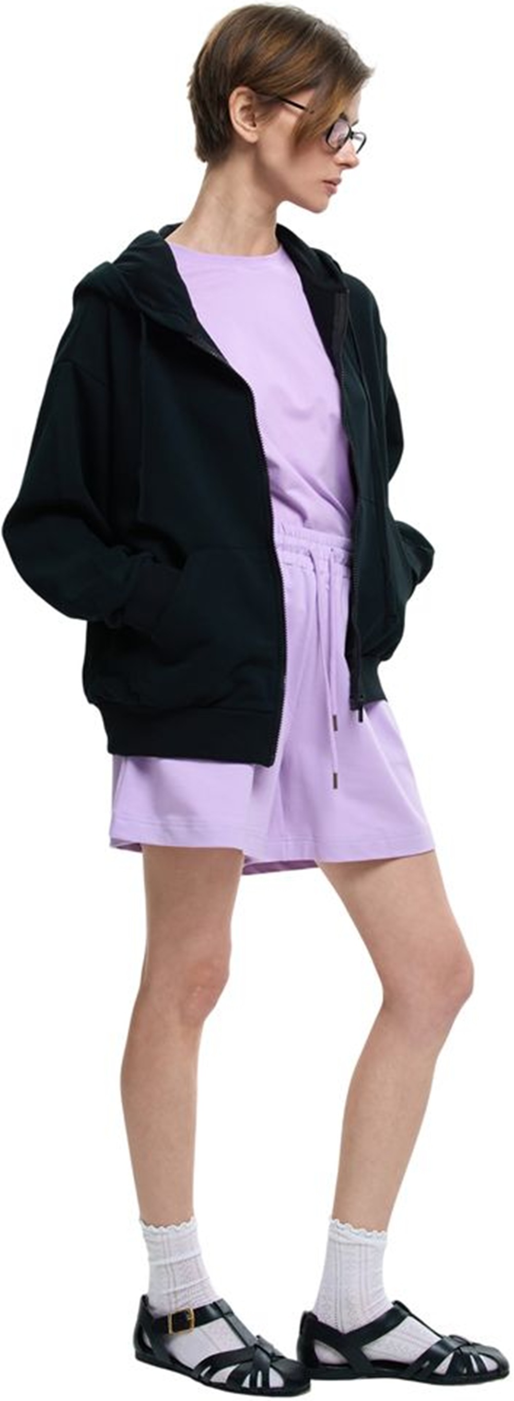 Футболка бавовняна жіноча Roza 231107 L світло-фіолетовафото