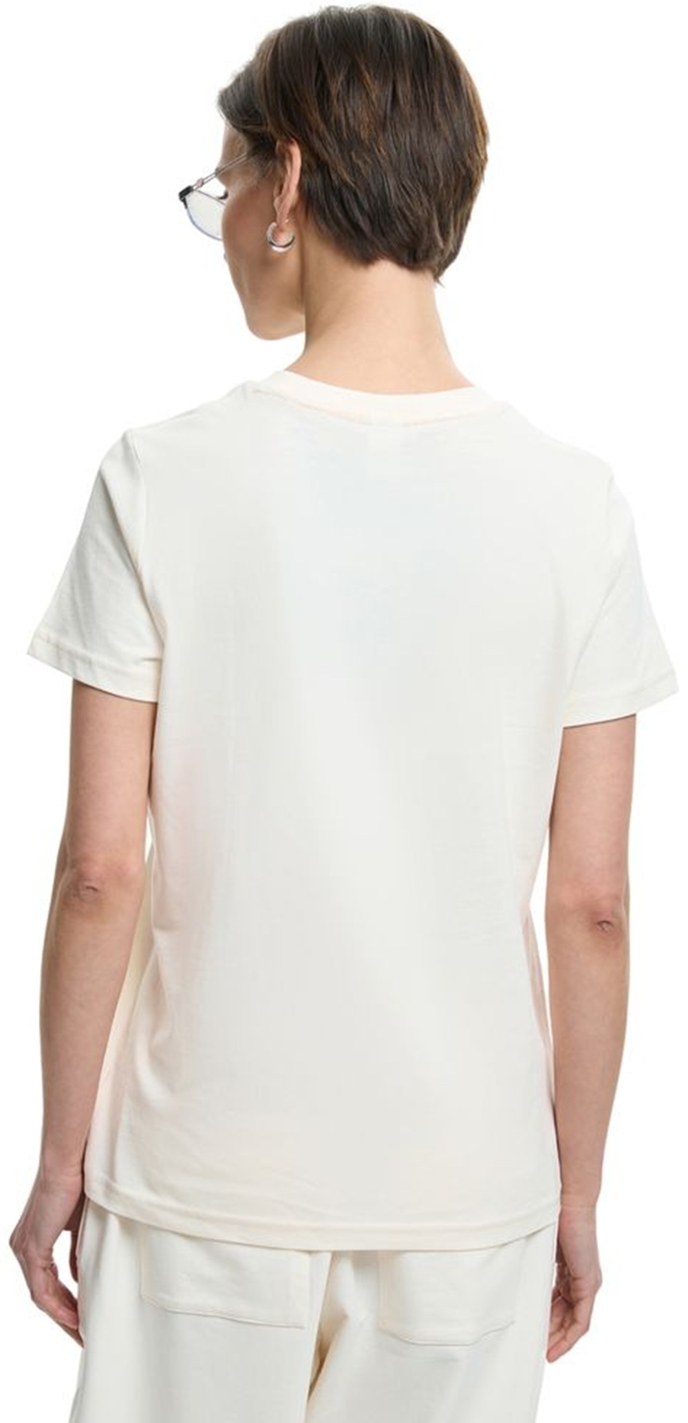 Футболка бавовняна жіноча Roza 231107 2XL світло-бежевафото