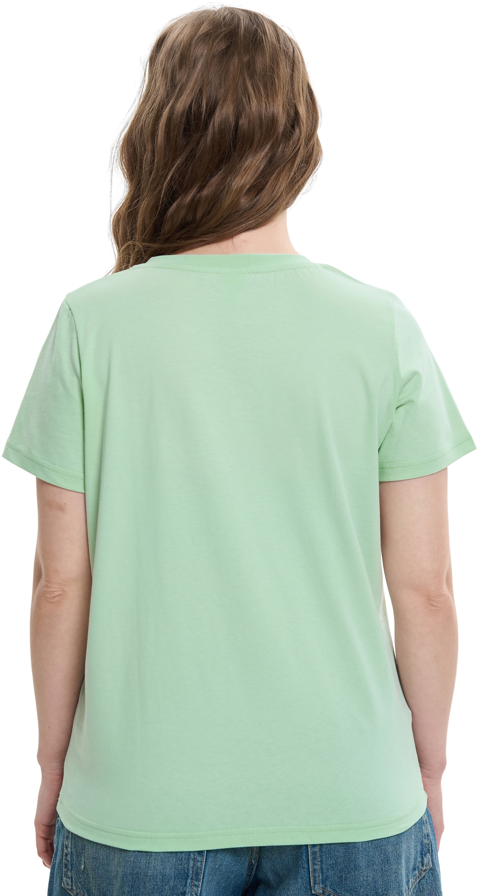 Футболка бавовняна жіноча Roza 231108 XL ментоловафото