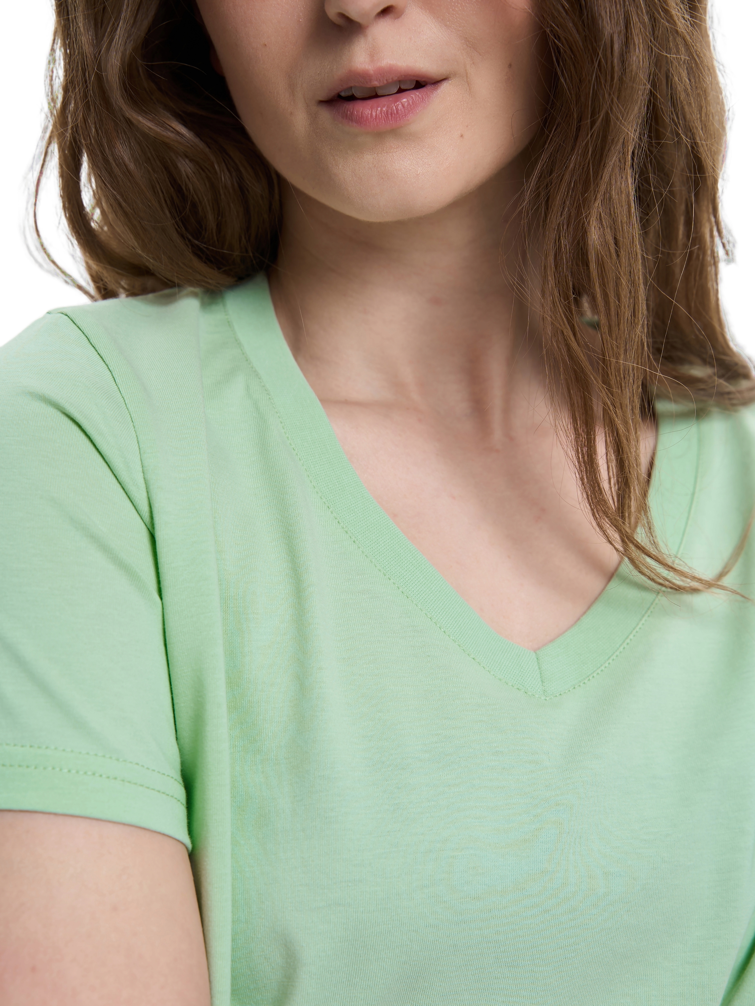 Футболка бавовняна жіноча Roza 231108 XL ментоловафото