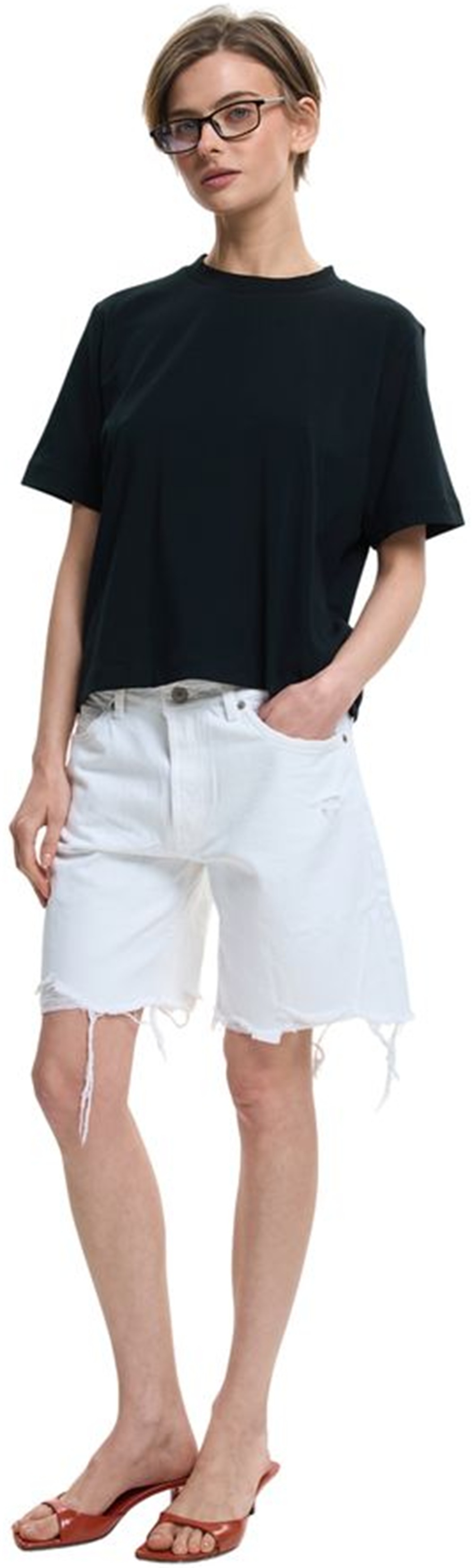 Футболка бавовняна жіноча Roza 240604 S чорнафото