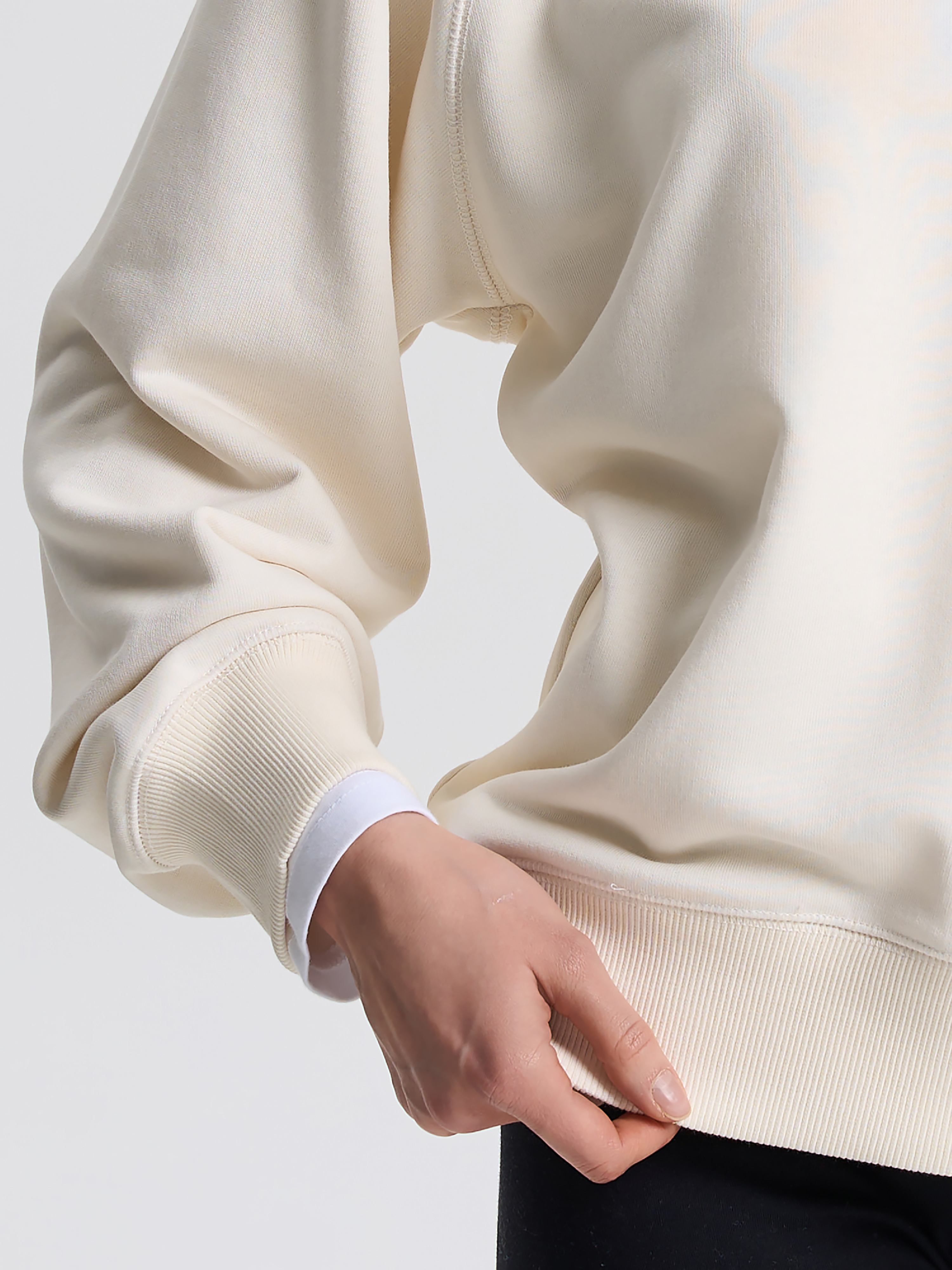 Світшот жіночий Roza 231111 XL світло-бежевийфото