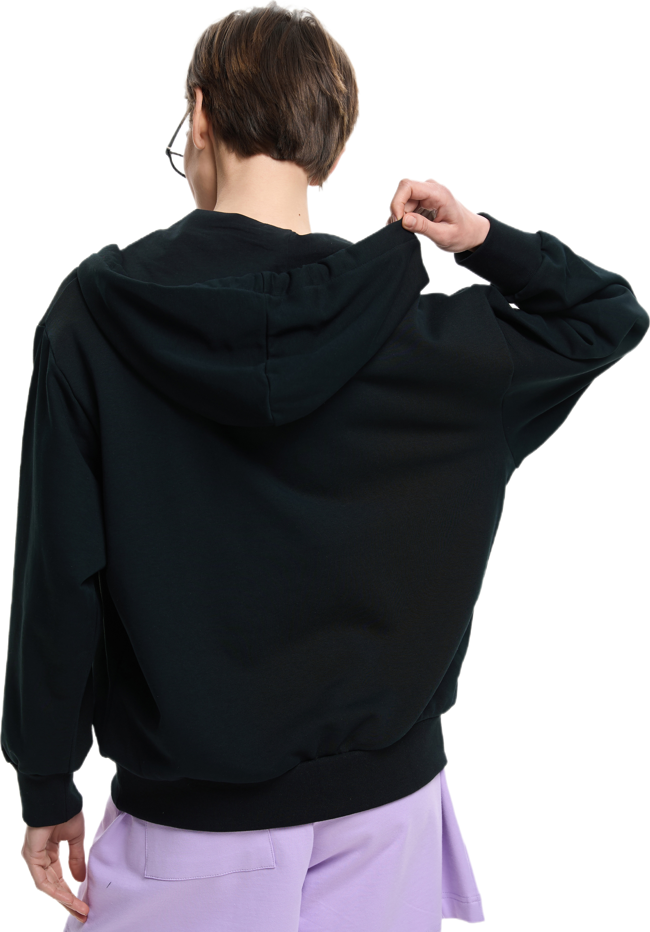 Худи на молнії жіноче Roza 211201 L чорнефото