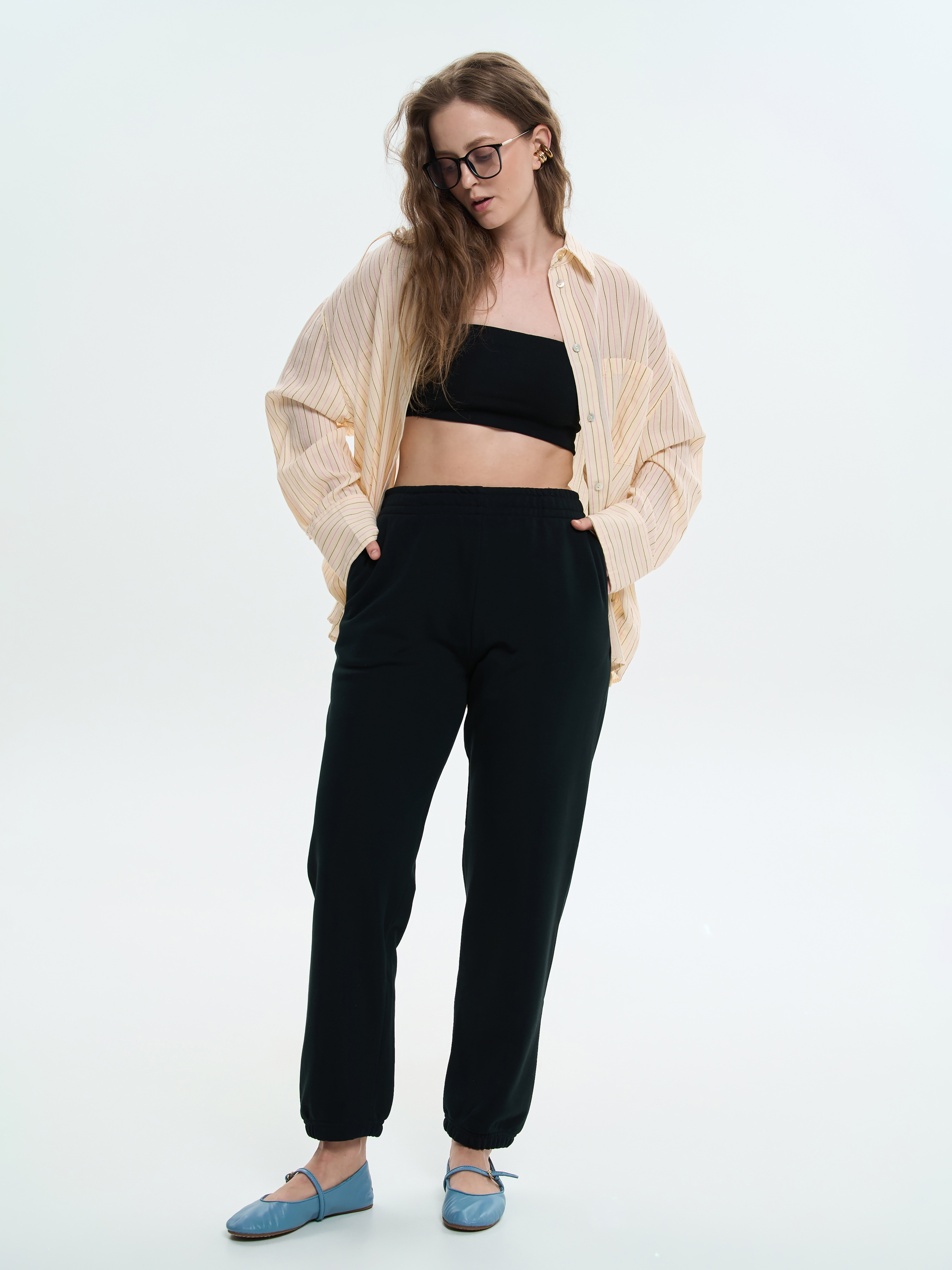 Штани спортивні жіночі Roza 231025 XL чорніфото