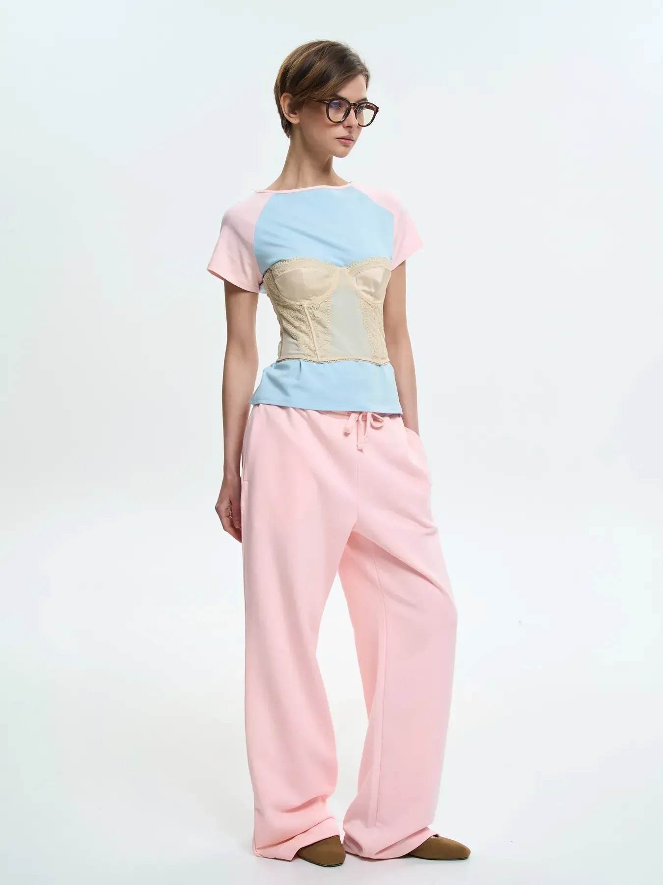 Штани спортивні жіночі Roza 240610 L світло-рожевіфото