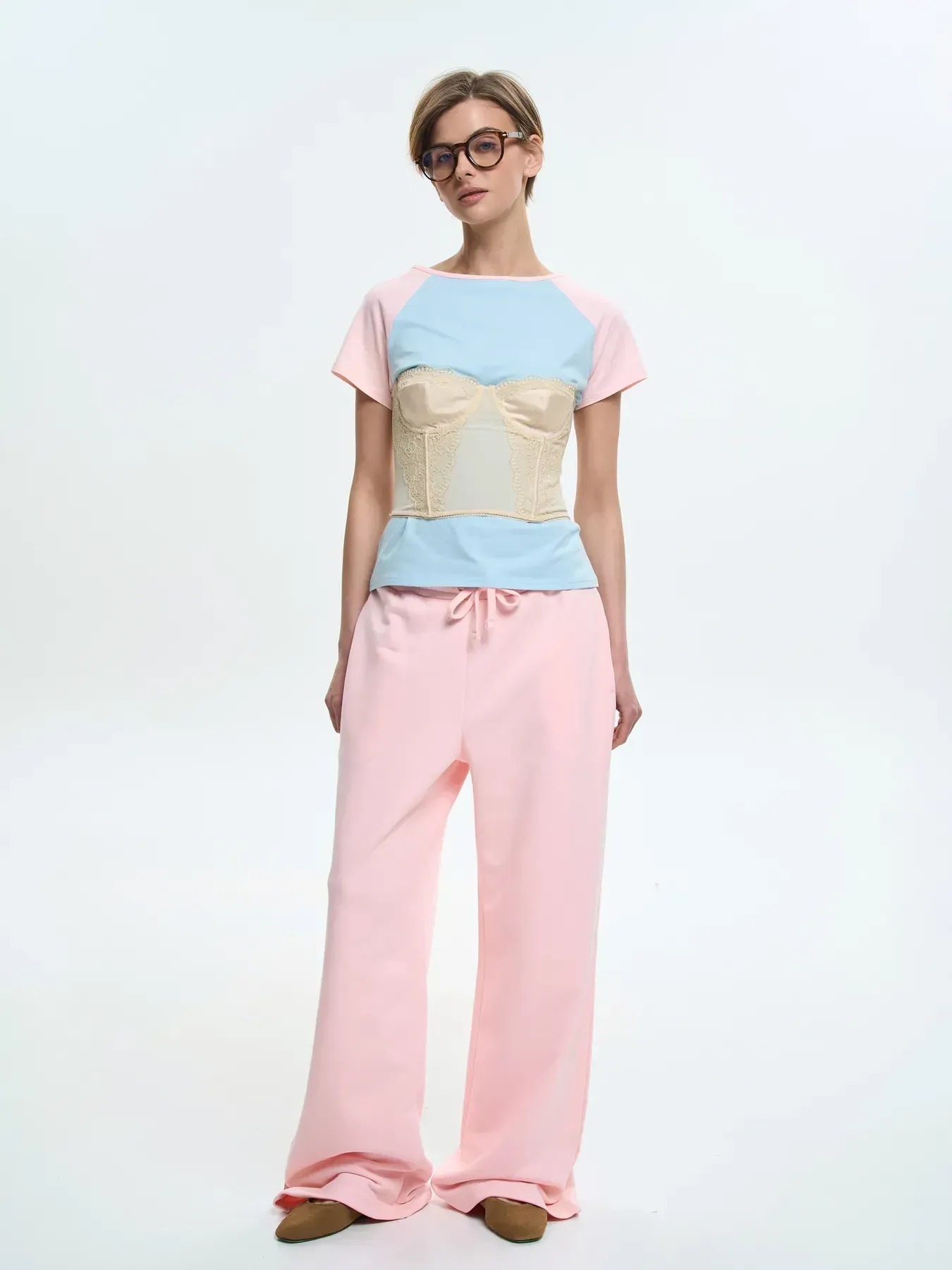 Штани спортивні жіночі Roza 240610 XL світло-рожевіфото