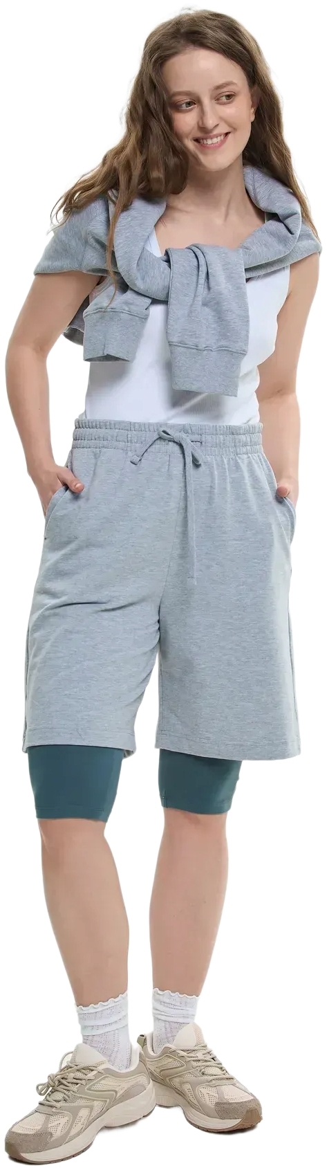 Легінси жіночі Roza 200252 5XL графітовіфото