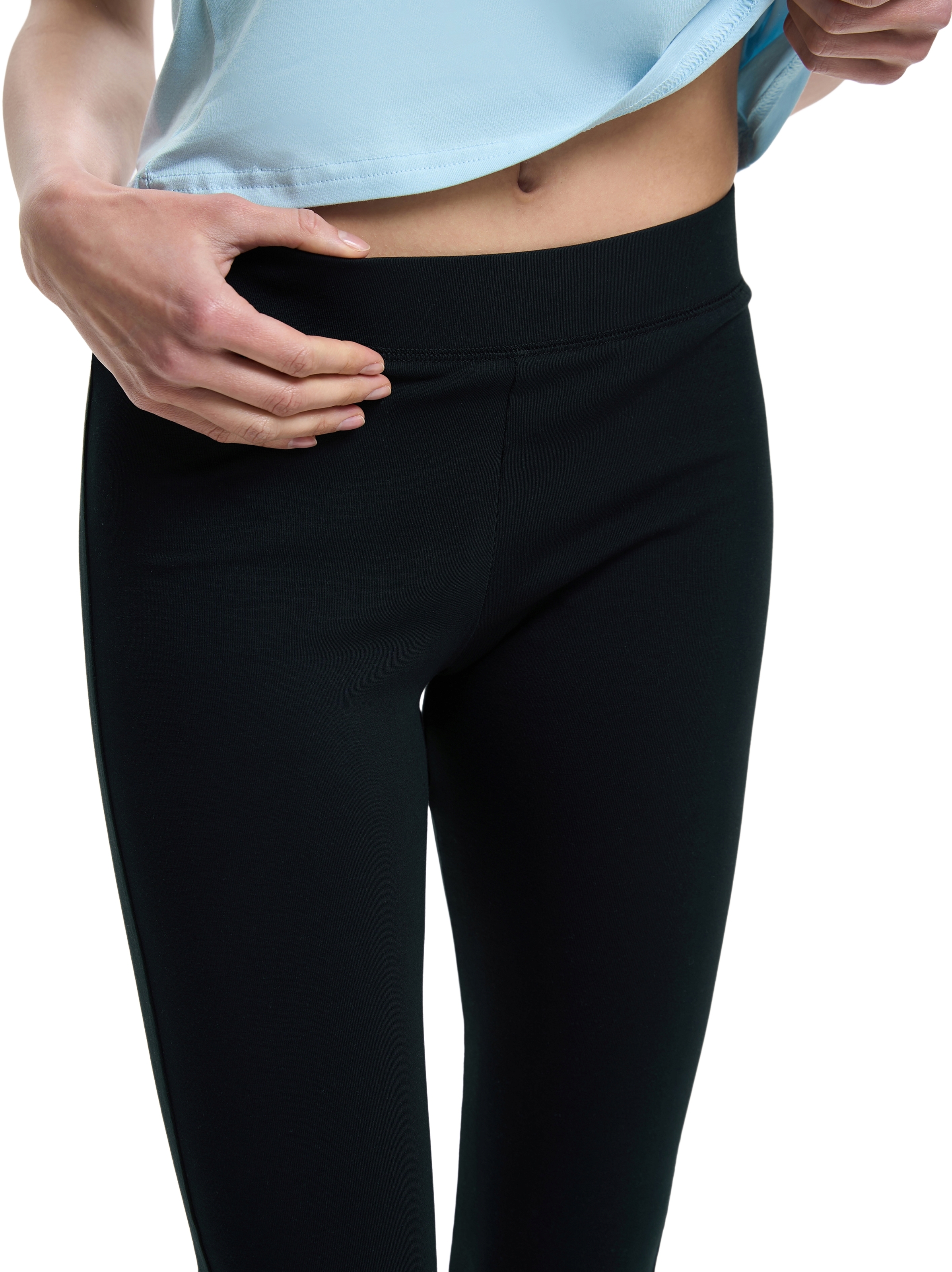 Легінси жіночі Roza 200252 L чорніфото