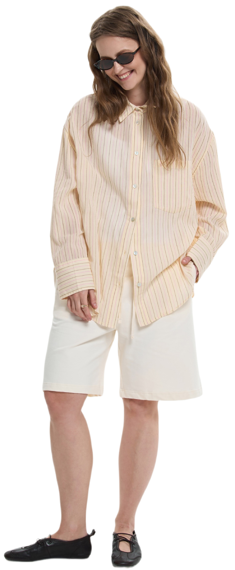 Шорты женские Roza 211024 S светло-бежевые фото 