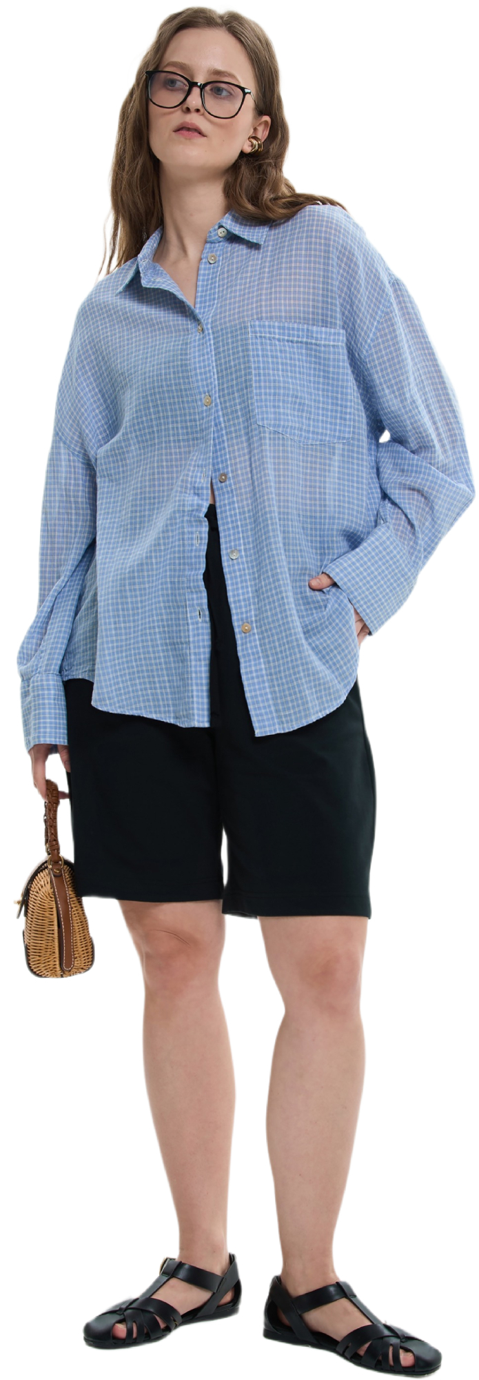 Шорты женские Roza 211024 XL черные фото 