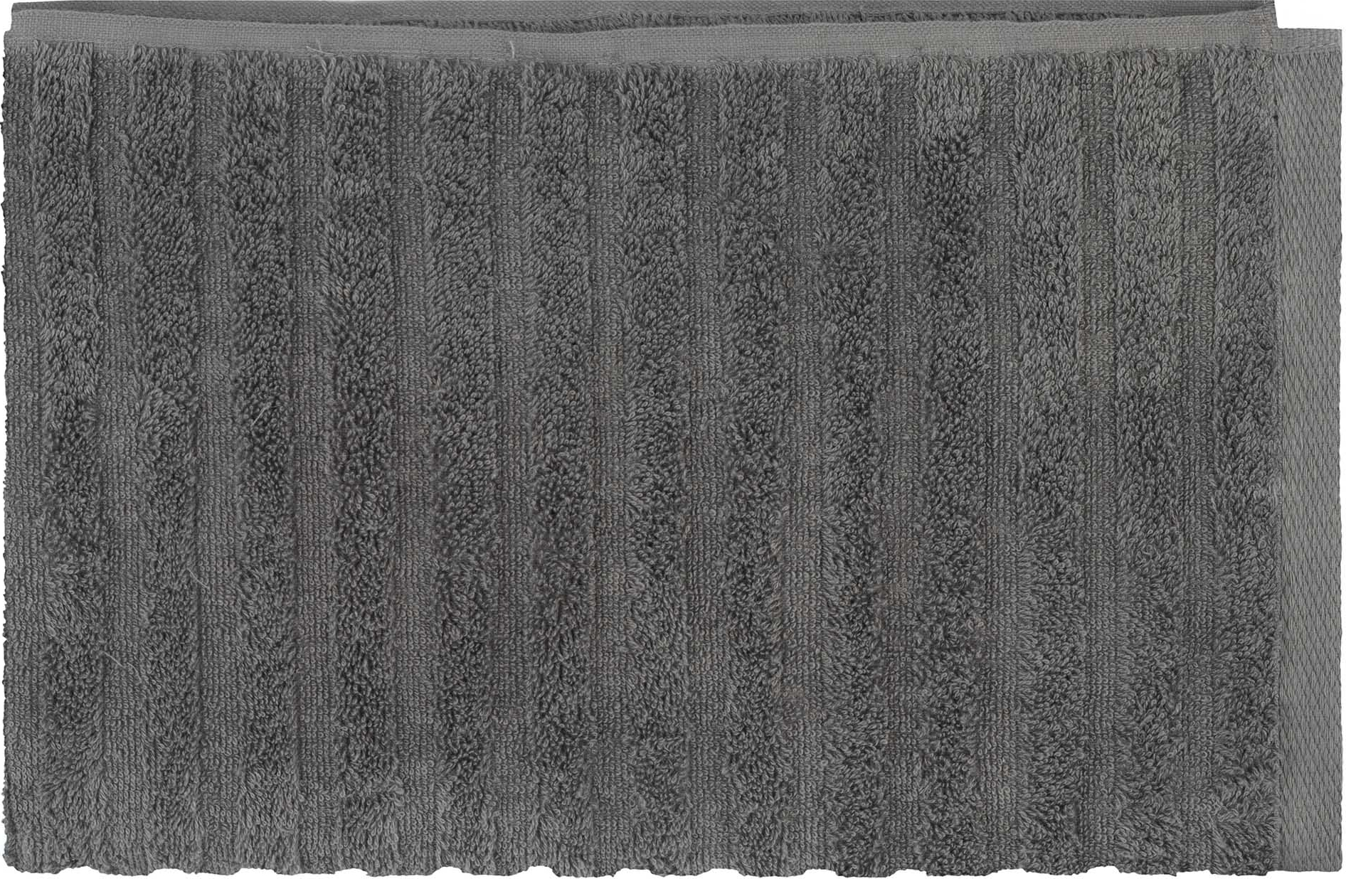 Рушник махровий ARDESTO Lines 70х140см, 100% бавовна, сірий темний (ART2670LR)фото2