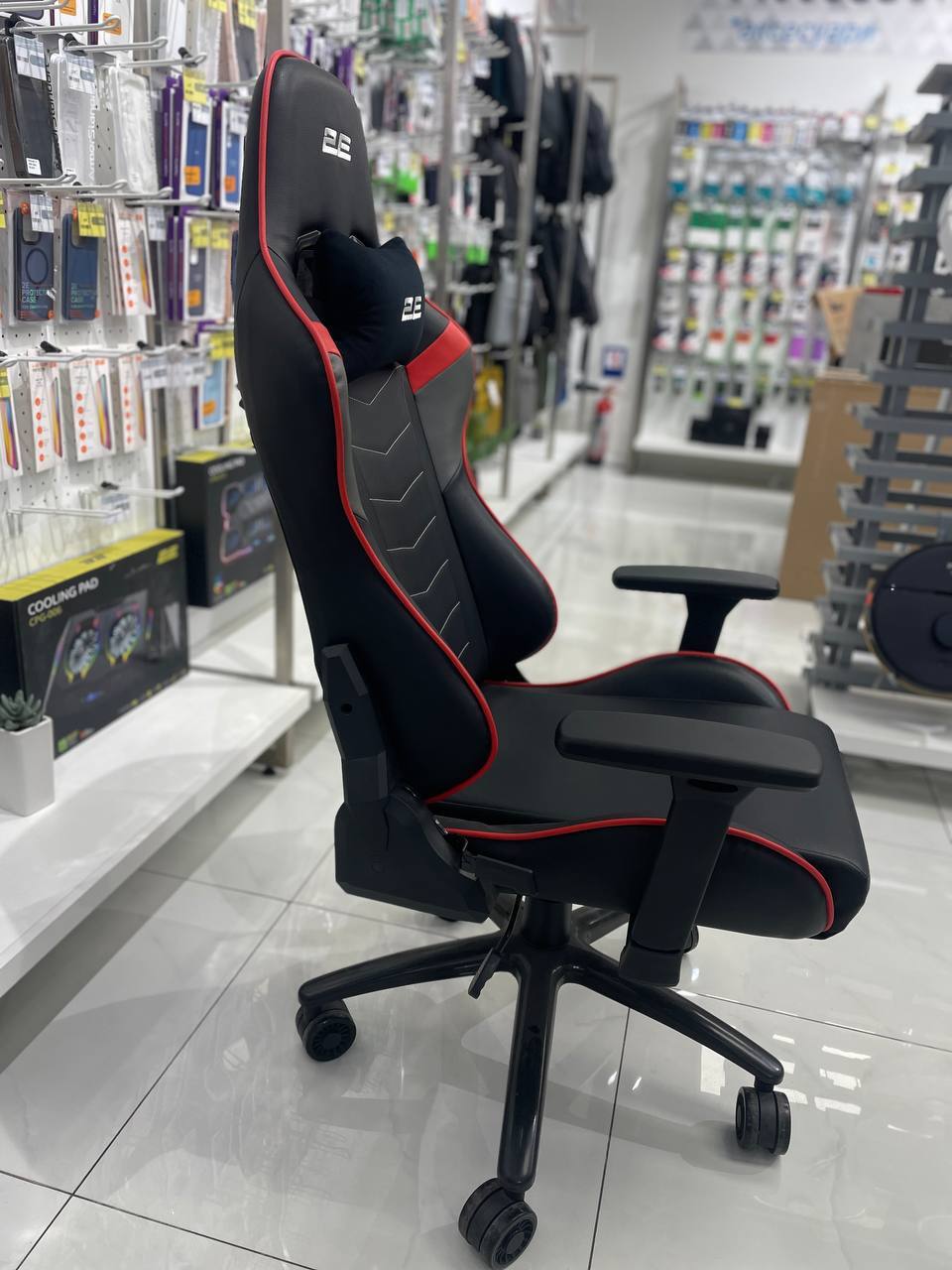 Кресло игровое 2E Gaming BUSHIDO II Black/Red фото 