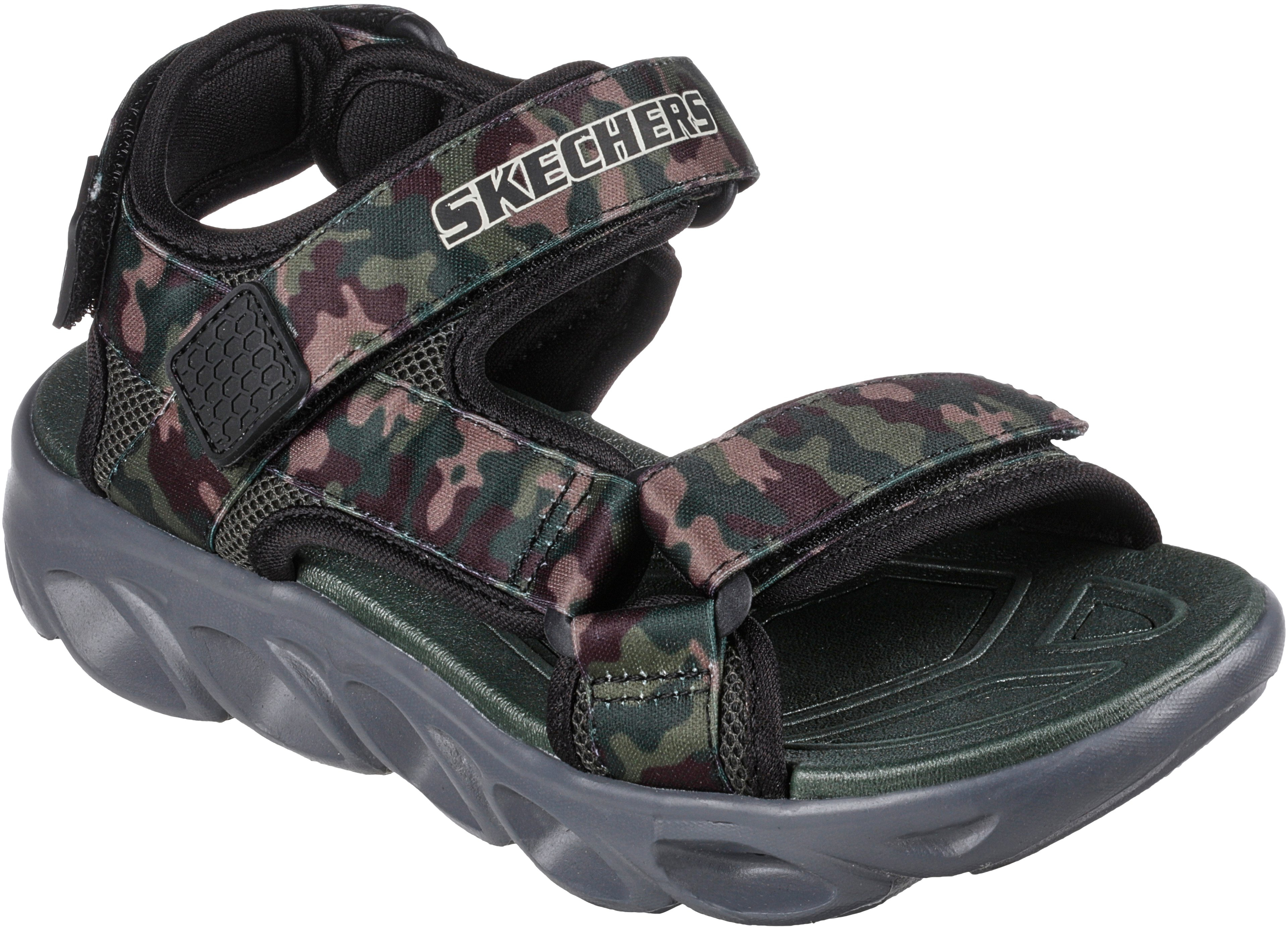 Сандали для мальчиков Skechers Hypno-Splash 400077L BKOL 33.5 (2 US) хаки фото 
