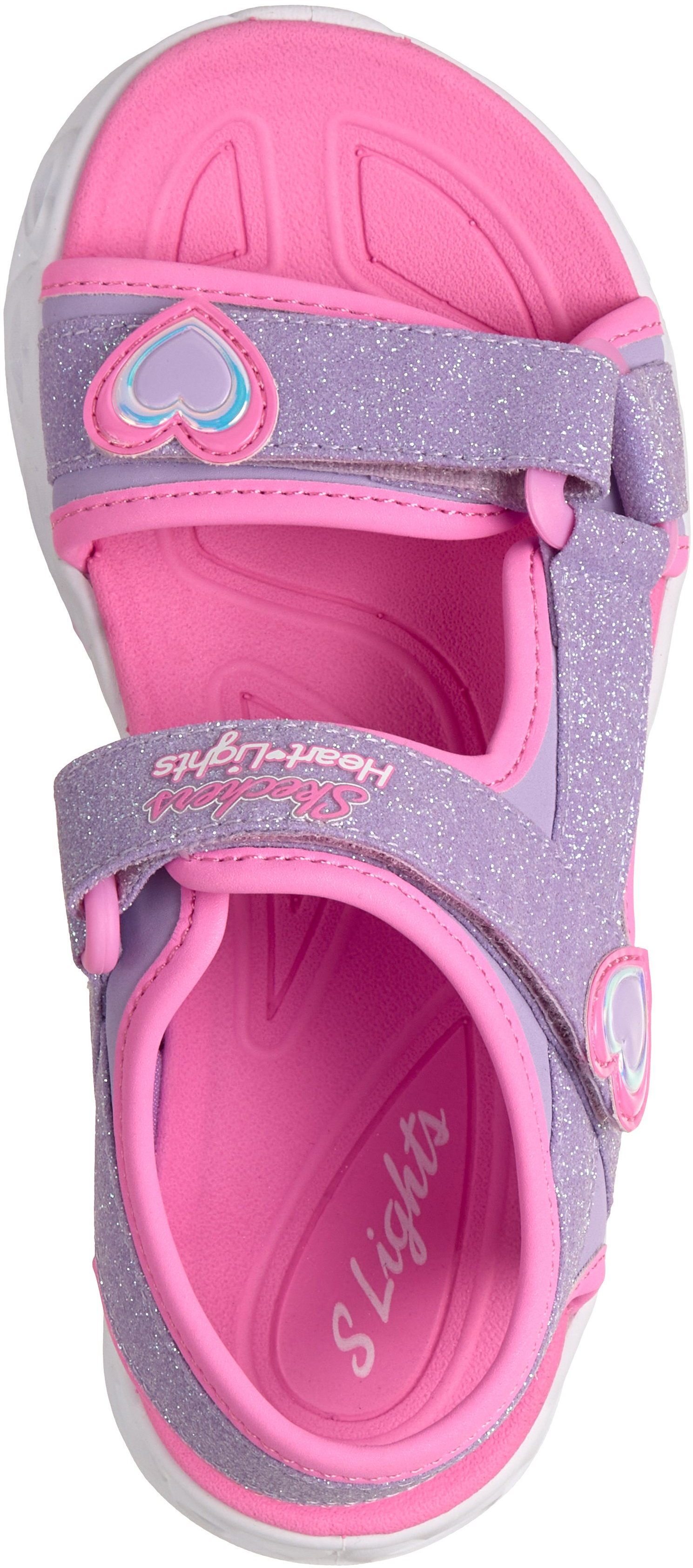 Сандали для девочек Skechers Heart Lights 303114L LVPK 27.5 (11 US) лавандовые фото 