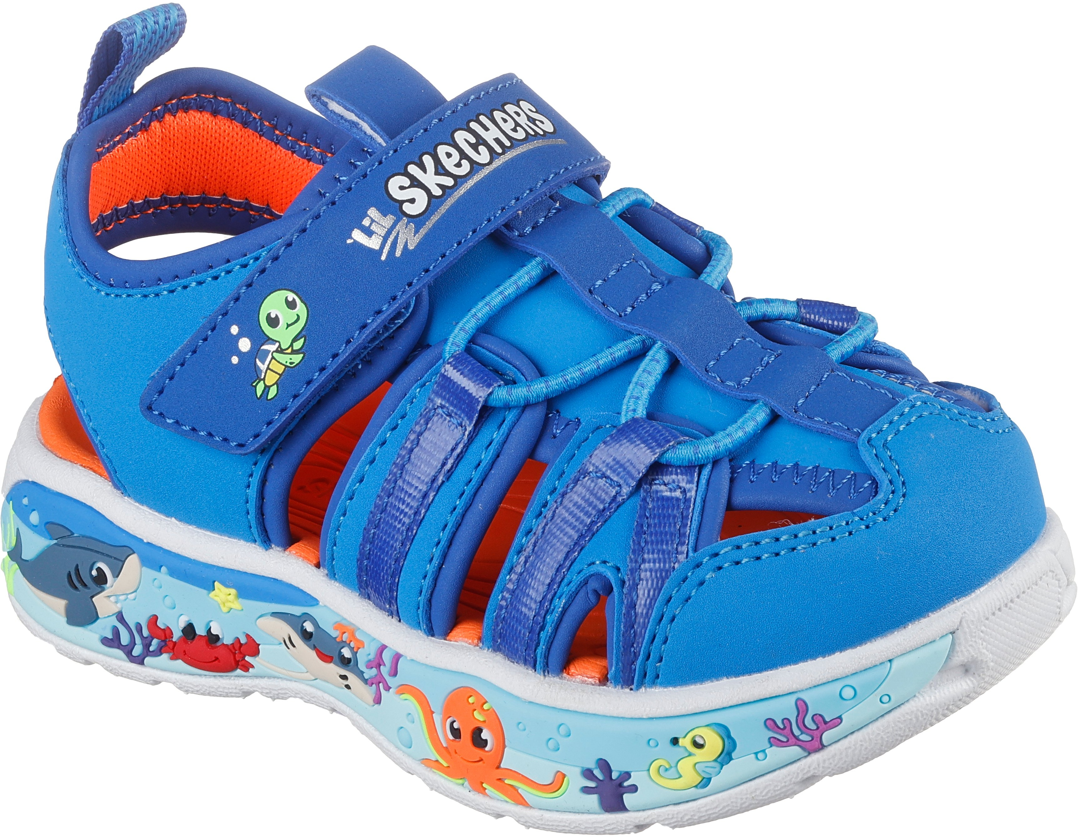 Сандали для мальчиков Skechers Play Scene Splash 407041N LTBL 24 (8 US) синие фото 