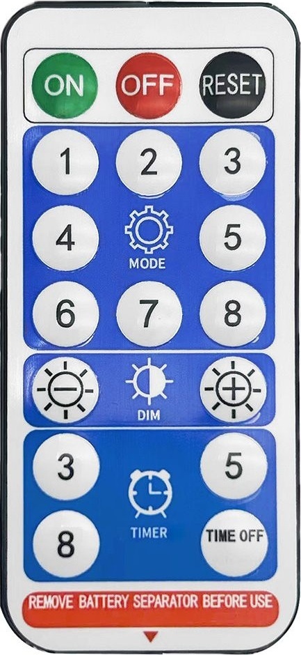 Гирлянда солнечная Neo Tools 650см 1.35Вт 2700К 8 режимов (99-116) фото 