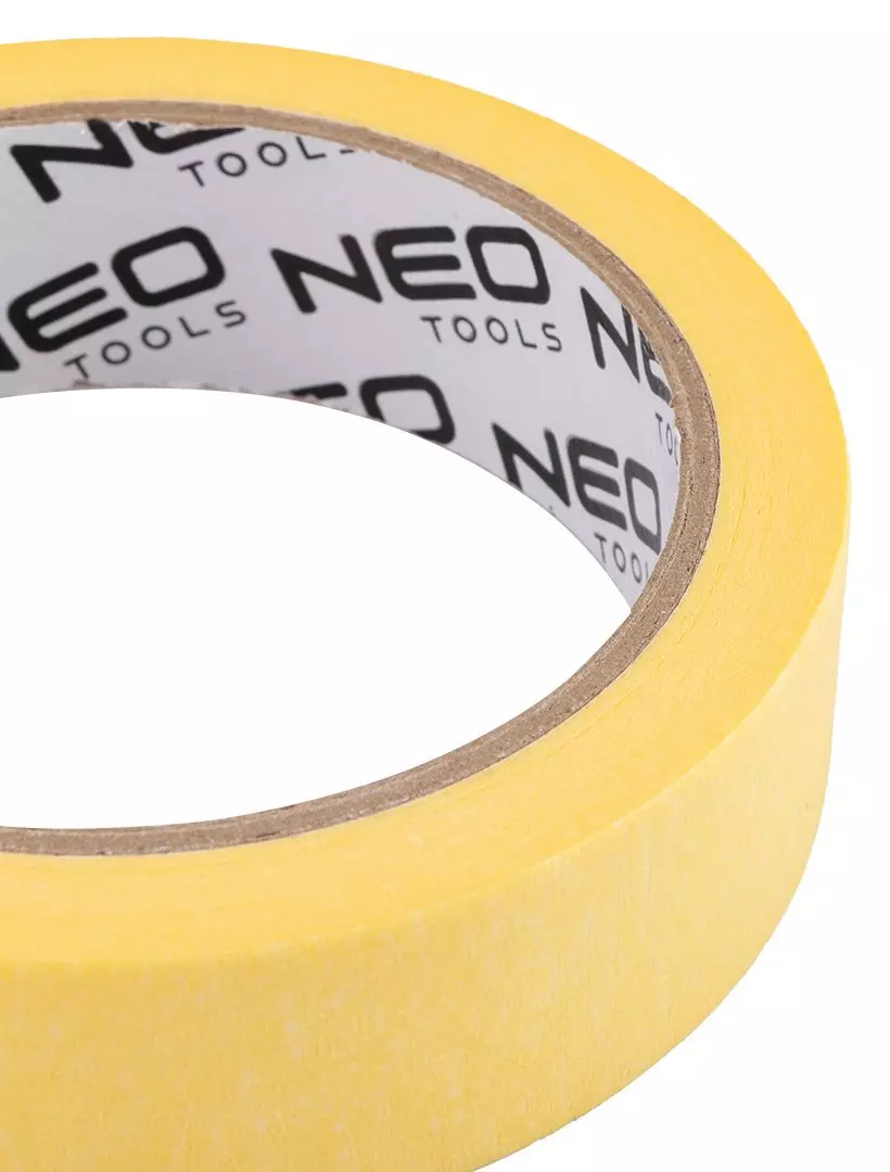Стрічка малярна Neo Tools, 25мх25мм, жовтий набір 2шт (56-062)фото