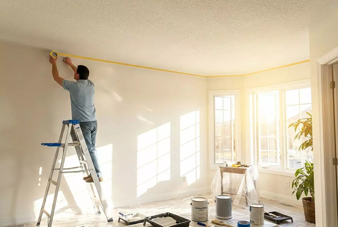 Стрічка малярна Neo Tools, 25мх25мм, жовтий набір 2шт (56-062)фото