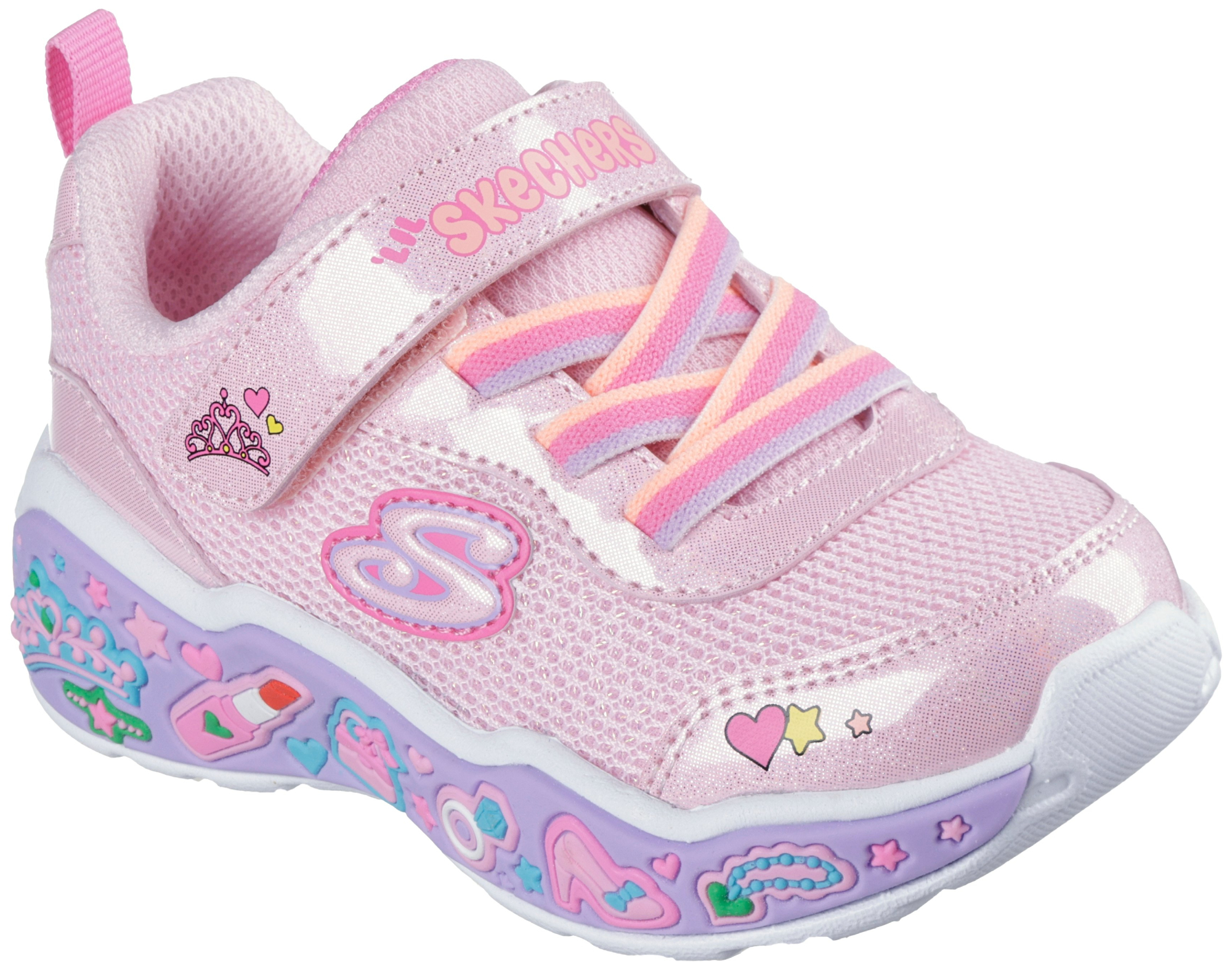 Кроссовки для девочек Skechers Play Scene 303158N LPMT 23 (7 US) розовые фото 
