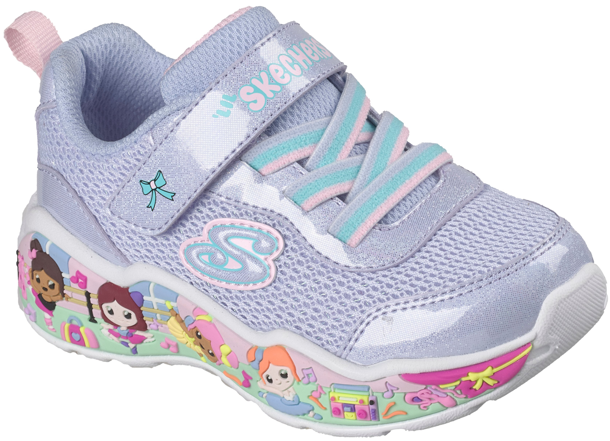 Кросівки для дівчаток Skechers Play Scene 303158N PWMT 25 (9 US) лавандовіфото3
