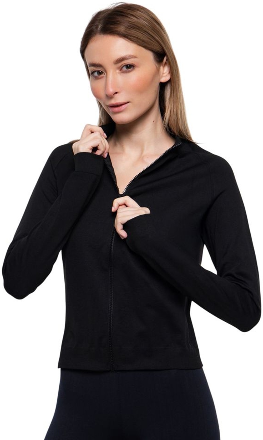 Спортивна кофта жіноча Giulia 7609 L/XL чорнафото