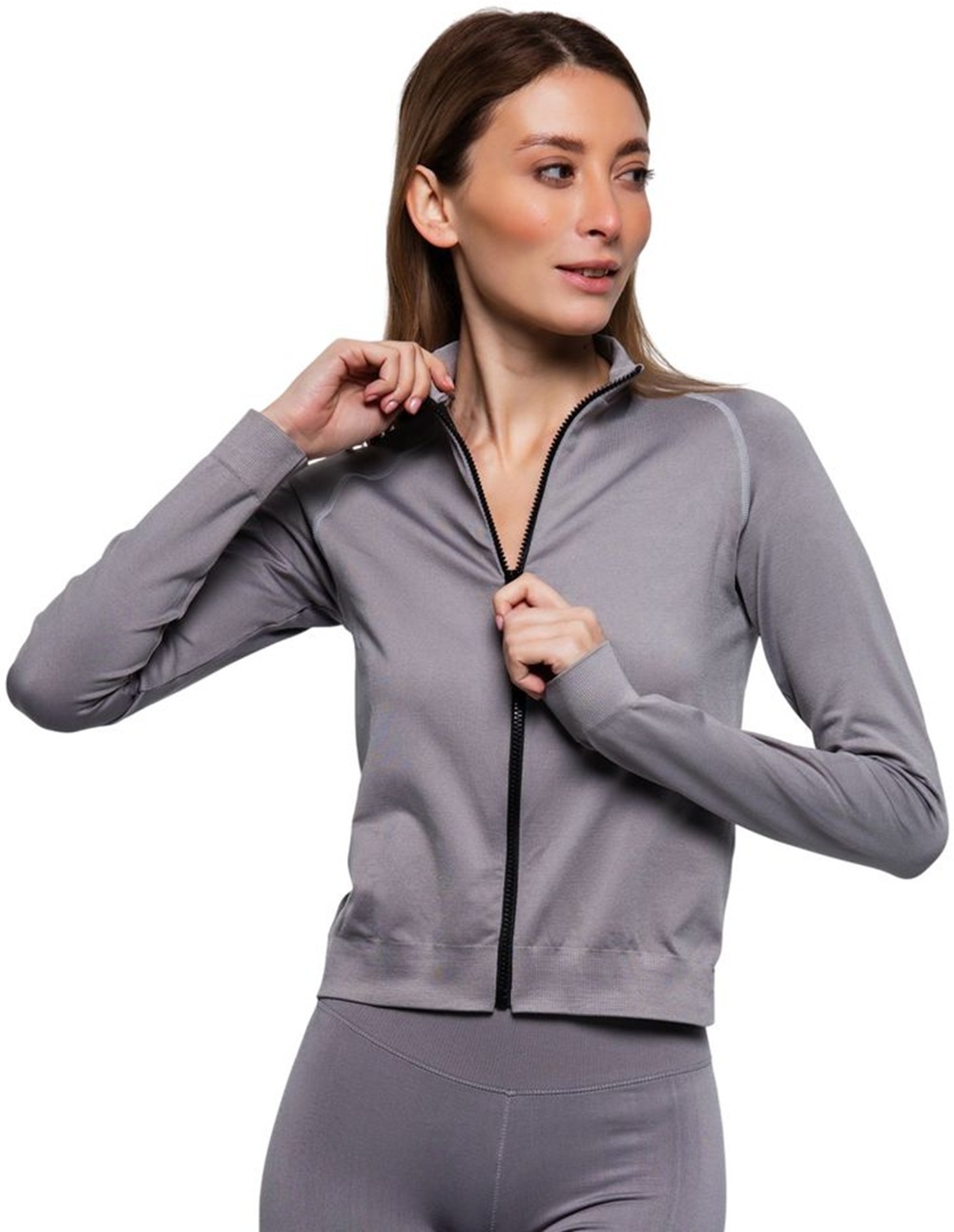 Спортивна кофта жіноча Giulia 7609 L/XL сірафото4