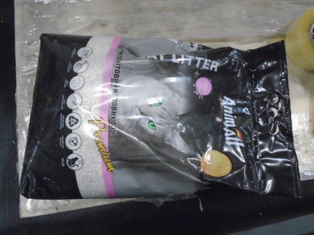 Наполнитель AnimAll Бентонитовый белый 10 л с ароматом детской пудры фото 