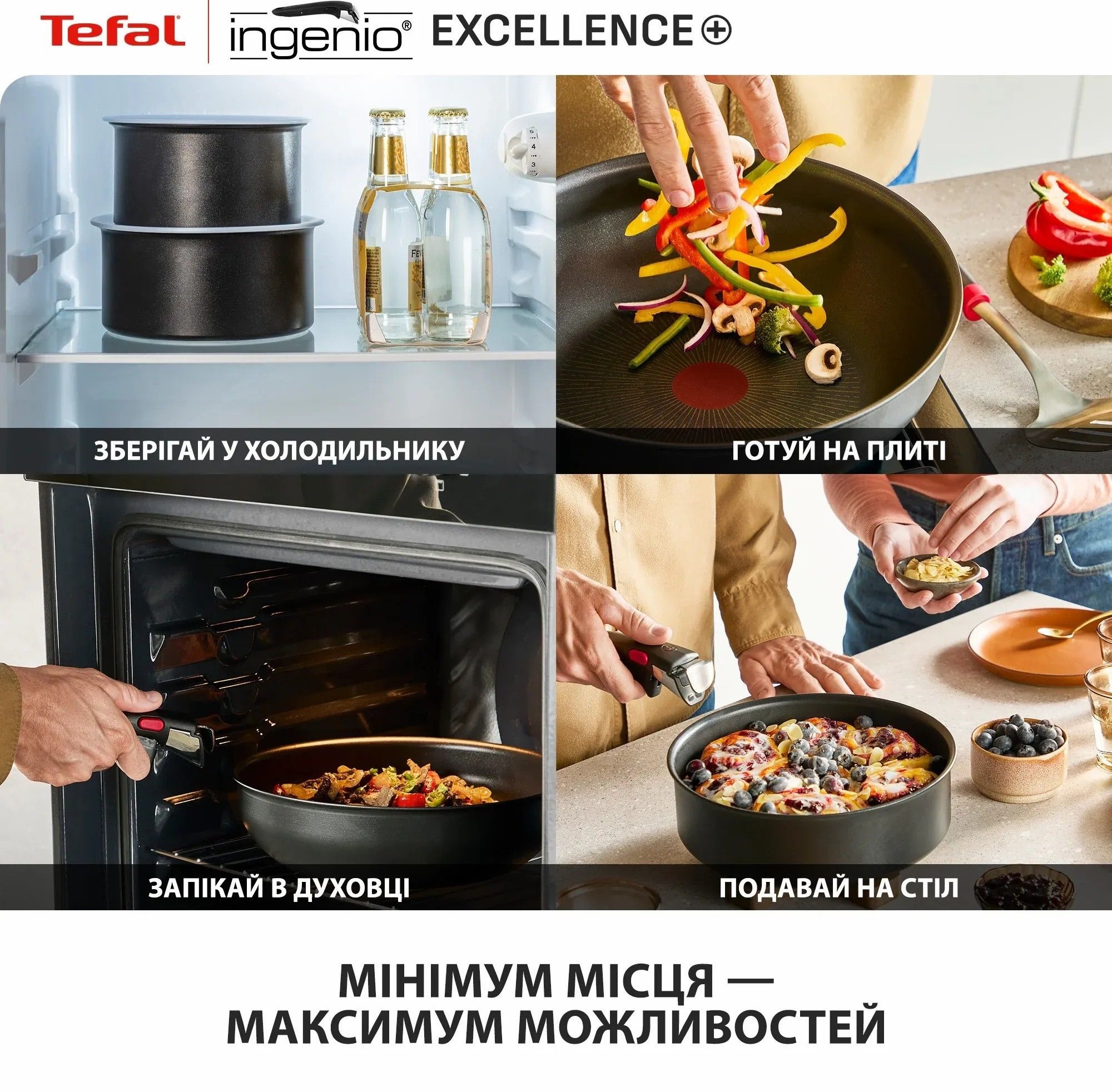 Набор посуды Tefal Ingenio Excellence+, 13 предметов (P0009753) фото 